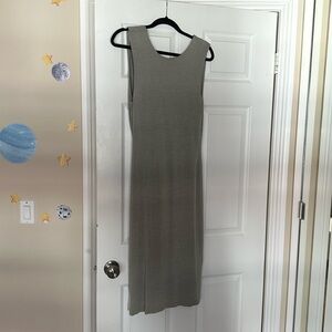 Alexander Wang Jersey Fitted Midi Dress with Cowl Back